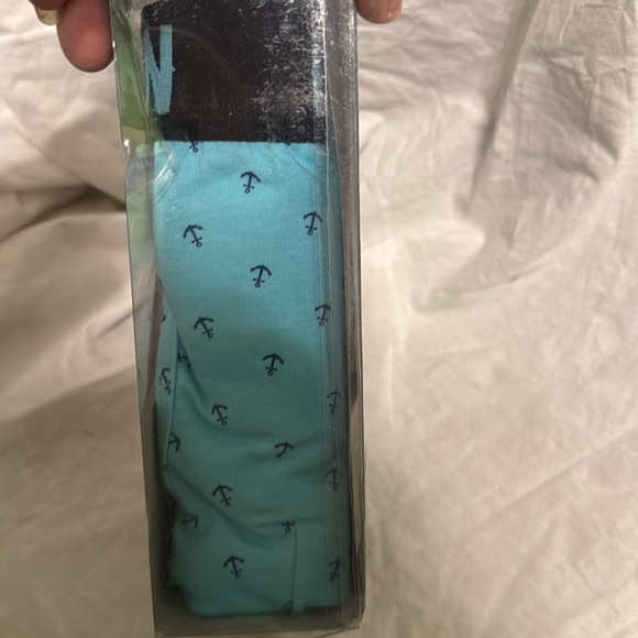 DIXXON Men's Boxer Briefs - Black and Light Blue - Picture 4 of 4